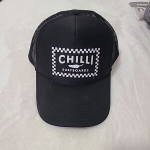 Otto Chilli Surfboards Trucker Hat Black (Youth?)
